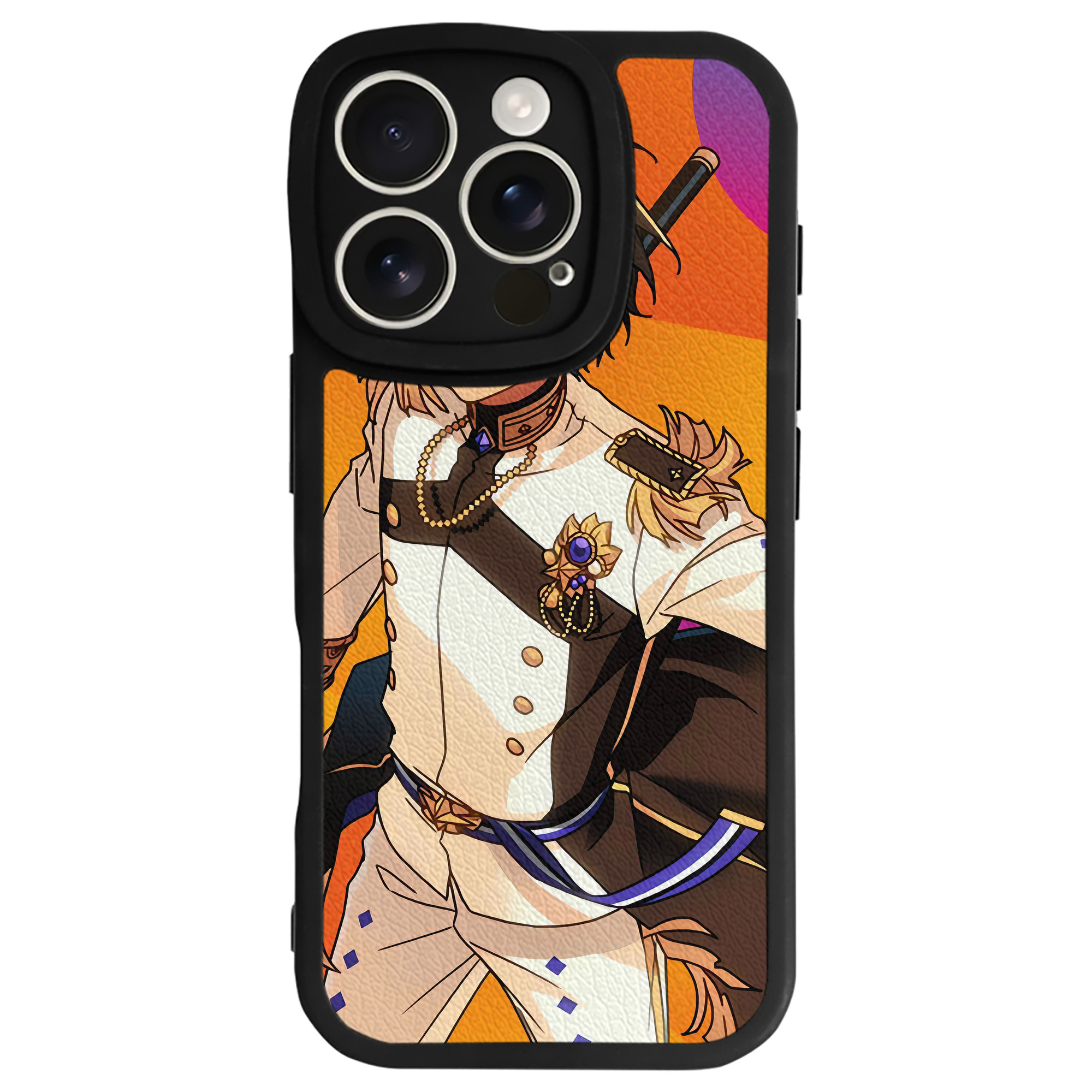 （画像用） あんさんぶるスターズ! Ensemble Stars 【iPhone 16シリーズ対応】シリコンスマホケース（レザー調） 材質：シリコン